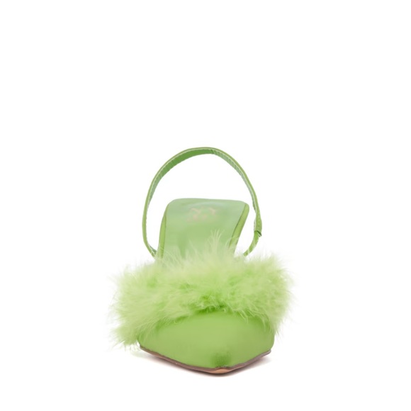 ny&c Feather-Embellished Slingback Heel - Picture 3 of 3